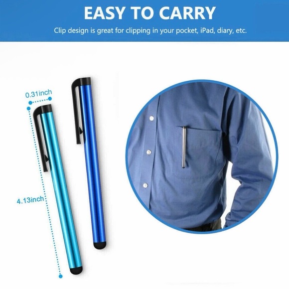 Stylus Pen [10 Pack] Universal Capacitive Touch Screen Pens for Tablets, iPad... - Picture 3 of 8